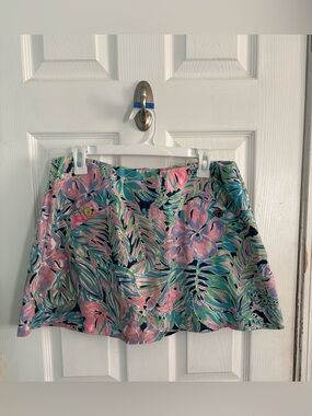 Lilly Pulitzer Tropical Print Skort XL